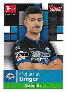 Sticker Mohamed Dräger - German Football Bundesliga 2019-2020 n. 232 - Topps
