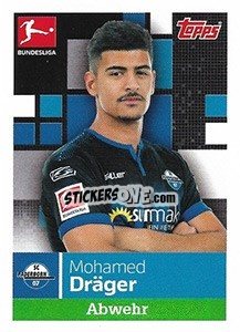 Sticker Mohamed Dräger - German Football Bundesliga 2019-2020 - Topps