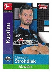 Sticker Christian Strohdiek - German Football Bundesliga 2019-2020 - Topps