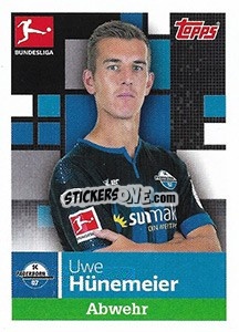 Sticker Uwe Hünemeier - German Football Bundesliga 2019-2020 - Topps