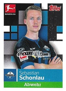Sticker Sebastian Schonlau - German Football Bundesliga 2019-2020 - Topps