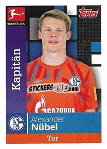Cromo Alexander Nübel - German Football Bundesliga 2019-2020 - Topps