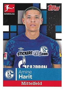 Sticker Amine Harit - German Football Bundesliga 2019-2020 - Topps