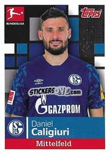 Sticker Daniel Caligiuri - German Football Bundesliga 2019-2020 n. 254 - Topps