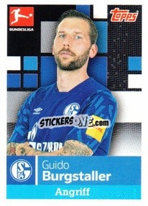 Sticker Guido Burgstaller - German Football Bundesliga 2019-2020 - Topps