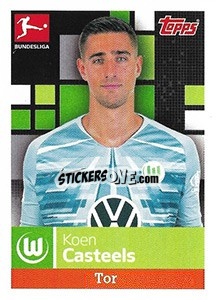 Sticker Koen Casteels - German Football Bundesliga 2019-2020 - Topps