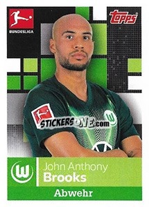 Sticker John Anthony Brooks - German Football Bundesliga 2019-2020 n. 264 - Topps