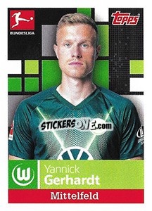 Sticker Yannick Gerhardt - German Football Bundesliga 2019-2020 - Topps