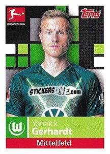 Sticker Yannick Gerhardt - German Football Bundesliga 2019-2020 n. 266 - Topps