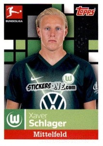 Sticker Xaver Schlager - German Football Bundesliga 2019-2020 - Topps