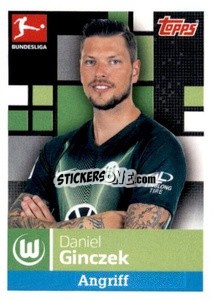 Sticker Daniel Ginczek - German Football Bundesliga 2019-2020 - Topps