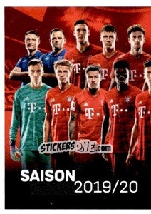 Figurina Mannschaft 2019/20 (puzzle 1) - Fc Bayern München 2019-2020 - Panini