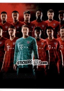 Sticker Mannschaft 2019/20 (puzzle 2) - Fc Bayern München 2019-2020 n. 3 - Panini