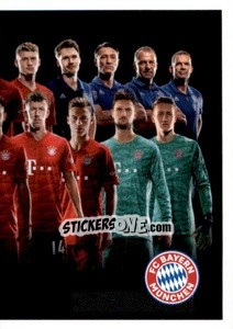 Sticker Mannschaft 2019/20 (puzzle 3) - Fc Bayern München 2019-2020 n. 4 - Panini