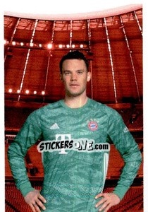 Sticker Manuel Neuer (puzzle 1) - Fc Bayern München 2019-2020 n. 20 - Panini