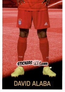 Sticker David Alaba (puzzle 2) - Fc Bayern München 2019-2020 n. 66 - Panini