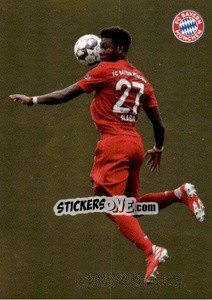 Sticker David Alaba - Fc Bayern München 2019-2020 n. 68 - Panini
