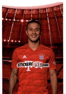 Figurina Thiago Alcántara (puzzle 1) - Fc Bayern München 2019-2020 n. 77 - Panini