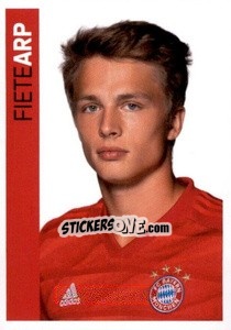 Figurina Fiete Arp - Fc Bayern München 2019-2020 - Panini