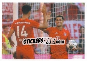 Sticker Ivan Perisic / Philippe Coutinho - Fc Bayern München 2019-2020 n. 160 - Panini