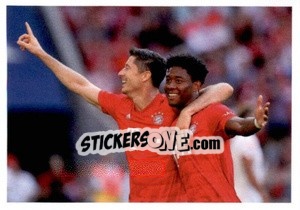 Sticker Robert Lewandowski / David Alaba