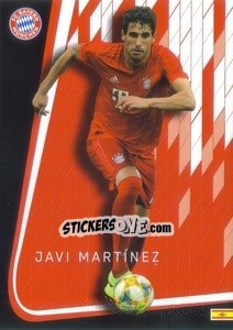 Cromo Javi Martinez - Fc Bayern München 2019-2020 n. A8 - Panini