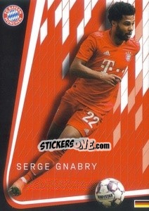 Sticker Serge Gnabry - Fc Bayern München 2019-2020 n. A24 - Panini