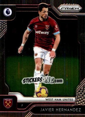 Sticker Javier Hernandez - English Premier League 2019-2020. Prizm. Breakaway version n. 15 - Panini