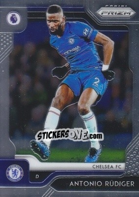 Sticker Antonio Rudiger - English Premier League 2019-2020. Prizm. Breakaway version n. 18 - Panini