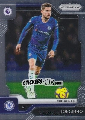 Sticker Jorginho - English Premier League 2019-2020. Prizm. Breakaway version n. 24 - Panini