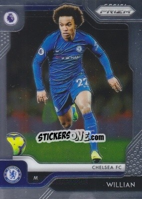 Sticker Willian - English Premier League 2019-2020. Prizm. Breakaway version - Panini