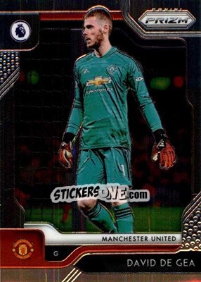 Sticker David de Gea - English Premier League 2019-2020. Prizm. Breakaway version n. 50 - Panini