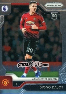Sticker Diogo Dalot - English Premier League 2019-2020. Prizm. Breakaway version n. 55 - Panini