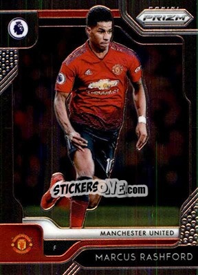 Sticker Marcus Rashford - English Premier League 2019-2020. Prizm. Breakaway version n. 65 - Panini