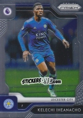 Sticker Kelechi Iheanacho - English Premier League 2019-2020. Prizm. Breakaway version n. 81 - Panini