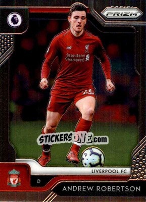 Sticker Andrew Robertson - English Premier League 2019-2020. Prizm. Breakaway version n. 87 - Panini