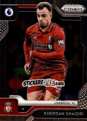 Sticker Xherdan Shaqiri - English Premier League 2019-2020. Prizm. Breakaway version n. 94 - Panini