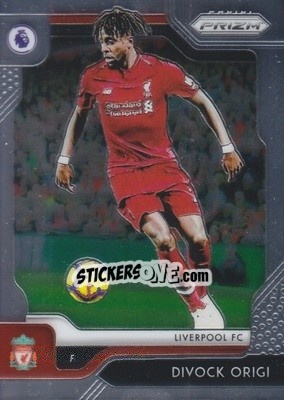 Sticker Divock Origi - English Premier League 2019-2020. Prizm. Breakaway version n. 98 - Panini