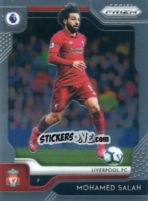 Sticker Mohamed Salah - English Premier League 2019-2020. Prizm. Breakaway version n. 99 - Panini