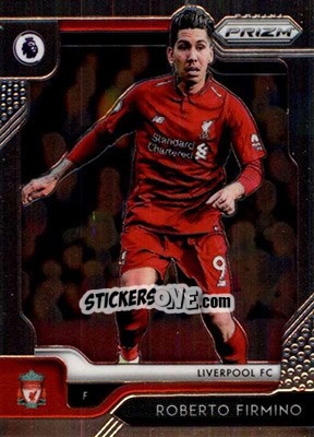 Sticker Roberto Firmino - English Premier League 2019-2020. Prizm. Breakaway version n. 100 - Panini