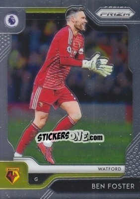 Sticker Ben Foster - English Premier League 2019-2020. Prizm. Breakaway version n. 102 - Panini