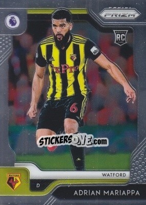 Sticker Adrian Mariappa - English Premier League 2019-2020. Prizm. Breakaway version n. 105 - Panini