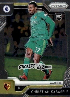Sticker Christian Kabasele - English Premier League 2019-2020. Prizm. Breakaway version n. 107 - Panini