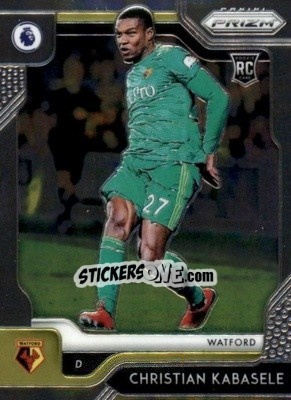 Sticker Christian Kabasele - English Premier League 2019-2020. Prizm. Breakaway version - Panini