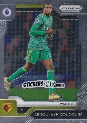 Sticker Abdoulaye Doucoure - English Premier League 2019-2020. Prizm. Breakaway version n. 110 - Panini