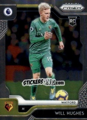 Sticker Will Hughes - English Premier League 2019-2020. Prizm. Breakaway version n. 112 - Panini