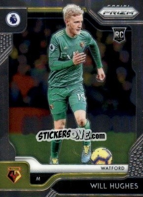 Sticker Will Hughes - English Premier League 2019-2020. Prizm. Breakaway version - Panini