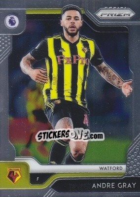 Sticker Andre Gray - English Premier League 2019-2020. Prizm. Breakaway version n. 117 - Panini