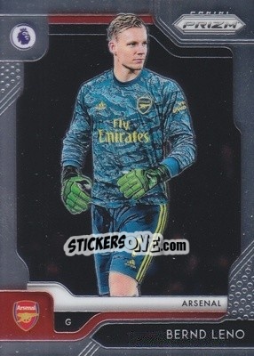 Sticker Bernd Leno - English Premier League 2019-2020. Prizm. Breakaway version n. 118 - Panini