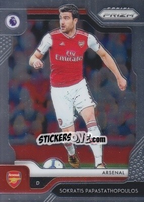 Sticker Sokratis Papastathopoulos - English Premier League 2019-2020. Prizm. Breakaway version - Panini